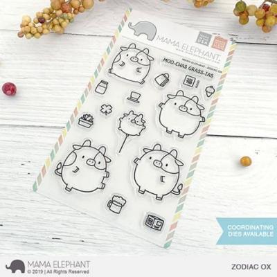 Mama Elephant Clear Stamps - Zodiac OX